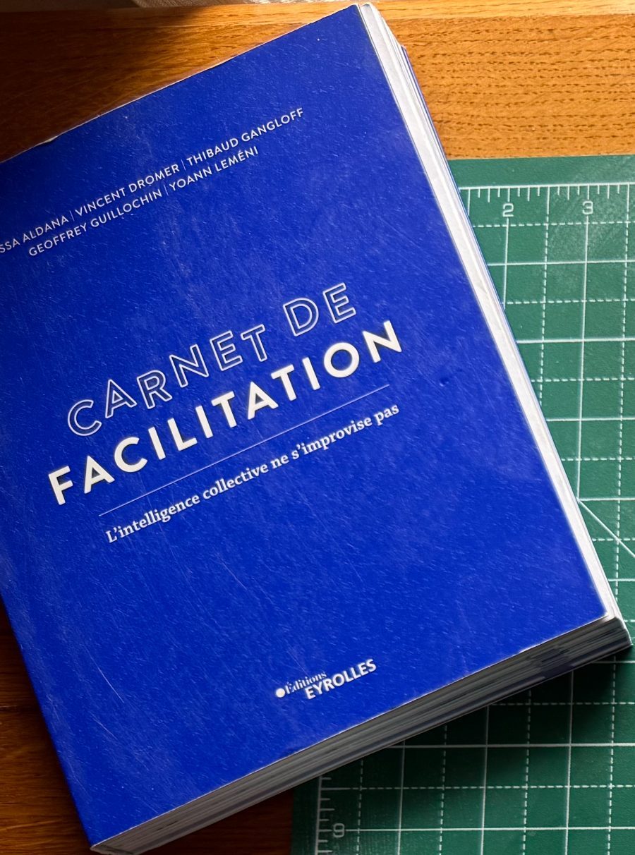 Couverture du livre Carnet de facilitation, co-écrit par Mélissa Aldana, éditions Eyrolles